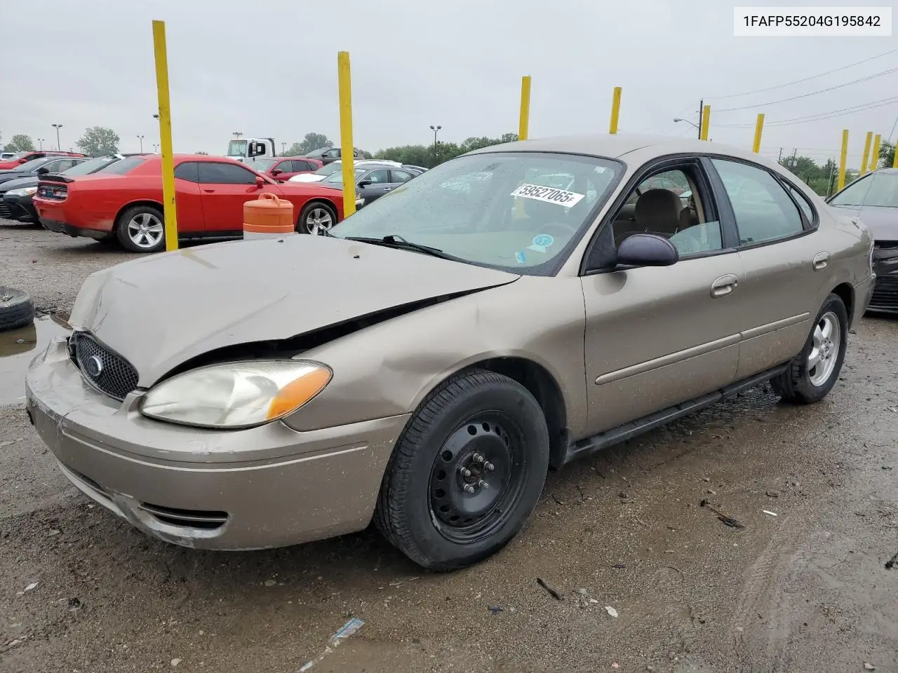 2004 Ford Taurus Ses VIN: 1FAFP55204G195842 Lot: 59527065