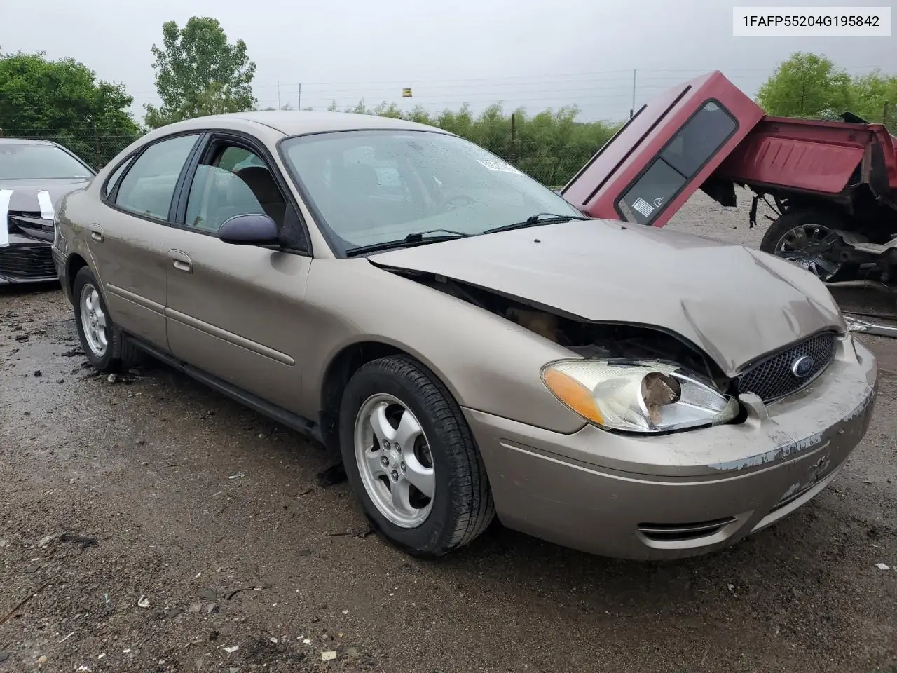 2004 Ford Taurus Ses VIN: 1FAFP55204G195842 Lot: 59527065