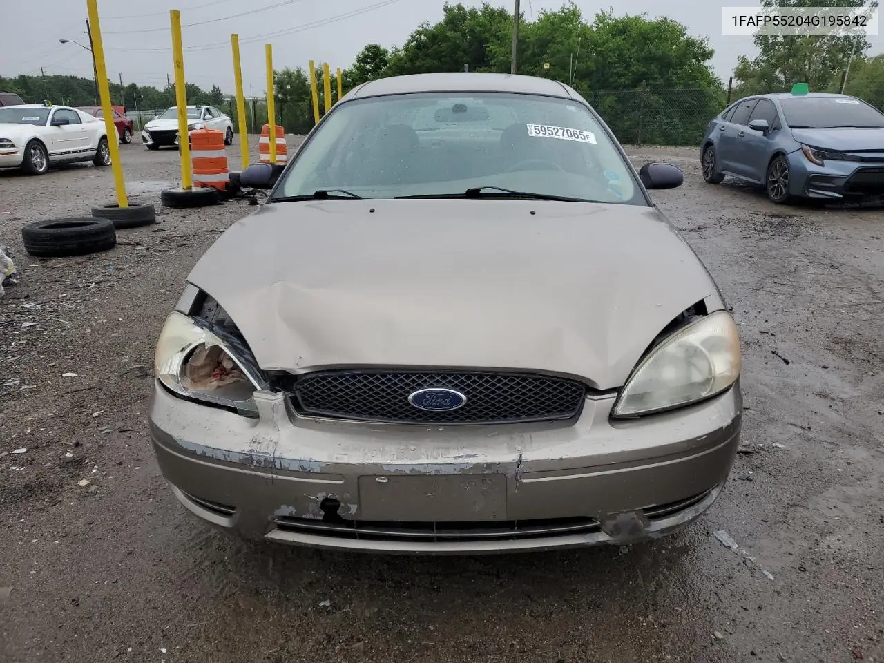 2004 Ford Taurus Ses VIN: 1FAFP55204G195842 Lot: 59527065