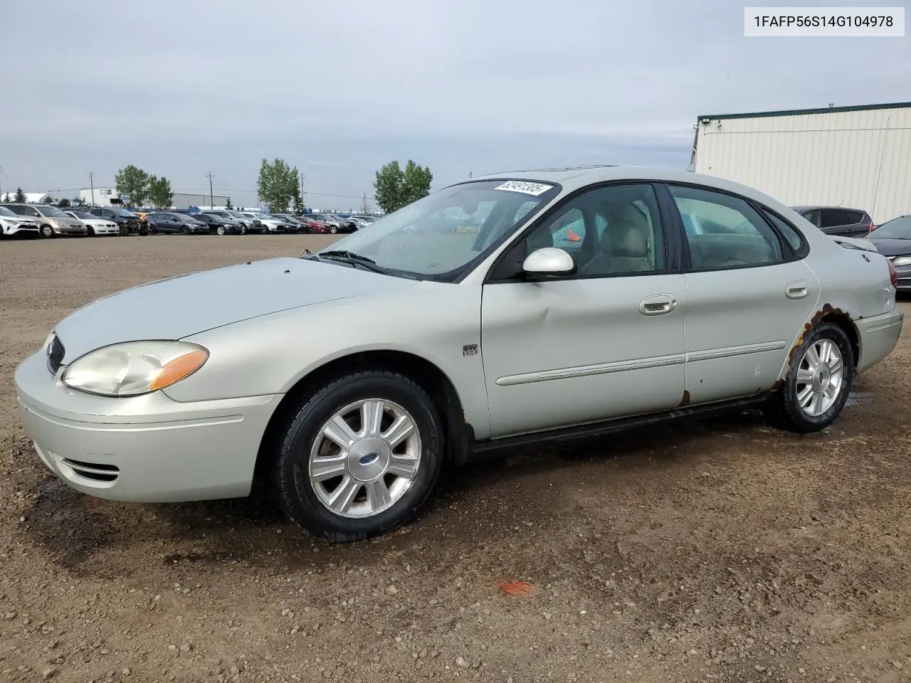 2004 Ford Taurus Sel VIN: 1FAFP56S14G104978 Lot: 62491305