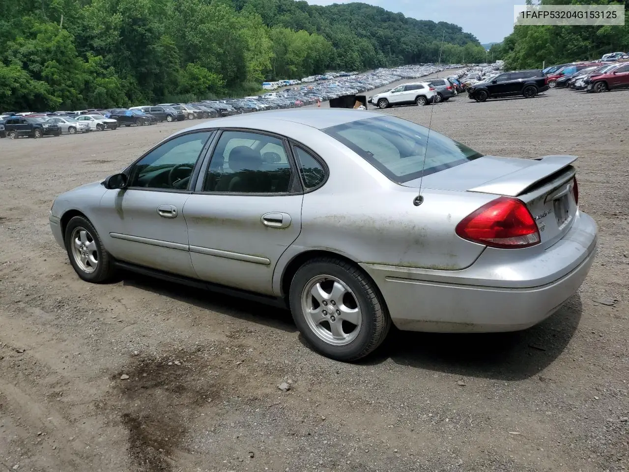 2004 Ford Taurus Se VIN: 1FAFP53204G153125 Lot: 63232325