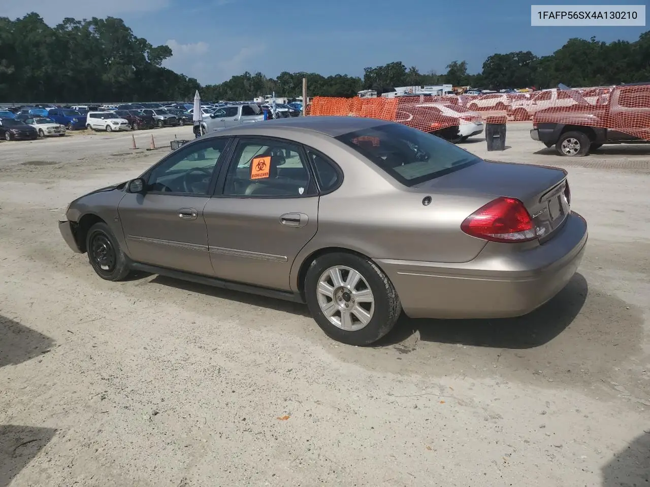 2004 Ford Taurus Sel VIN: 1FAFP56SX4A130210 Lot: 64577975