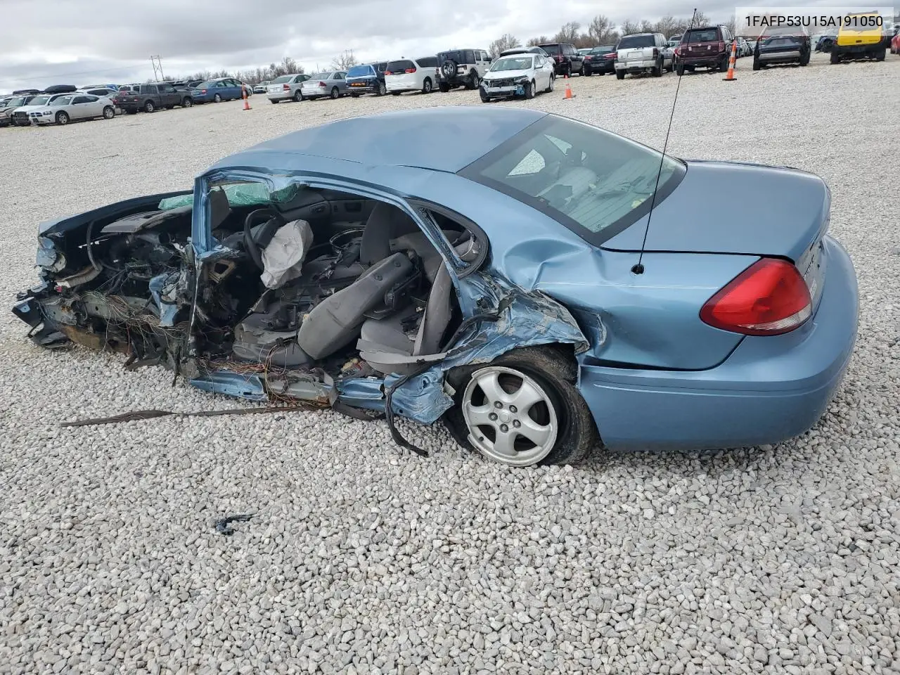 2005 Ford Taurus Se VIN: 1FAFP53U15A191050 Lot: 49159205