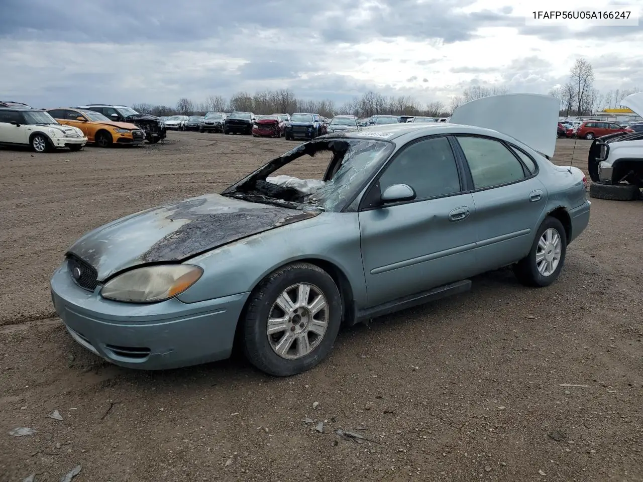 2005 Ford Taurus Sel VIN: 1FAFP56U05A166247 Lot: 53561755