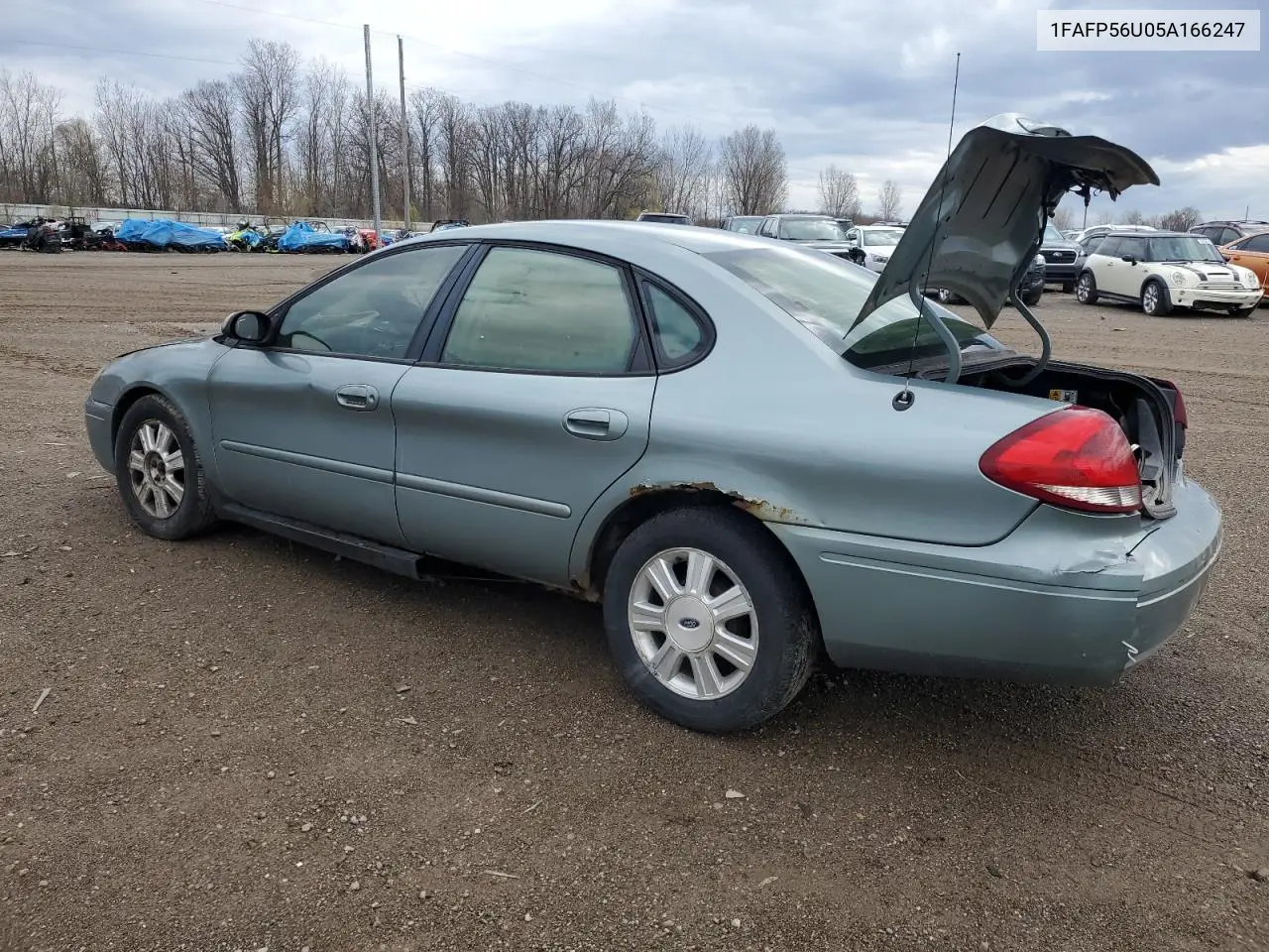 2005 Ford Taurus Sel VIN: 1FAFP56U05A166247 Lot: 53561755