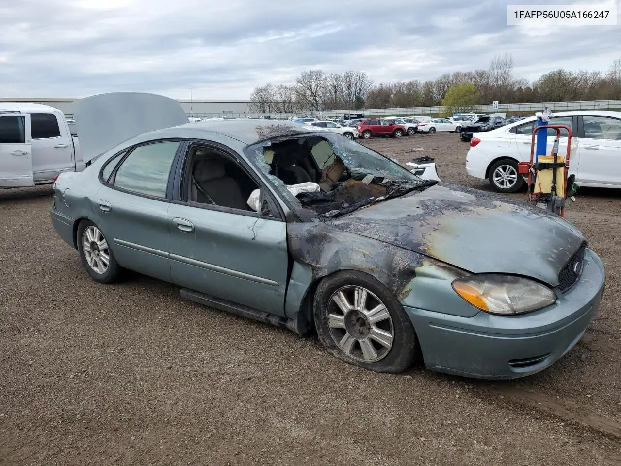 2005 Ford Taurus Sel VIN: 1FAFP56U05A166247 Lot: 53561755