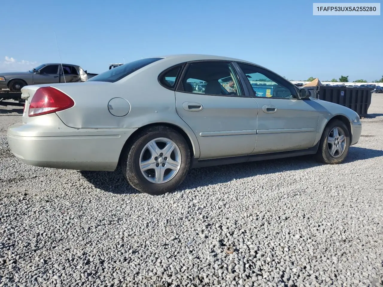 2005 Ford Taurus Se VIN: 1FAFP53UX5A255280 Lot: 57103805