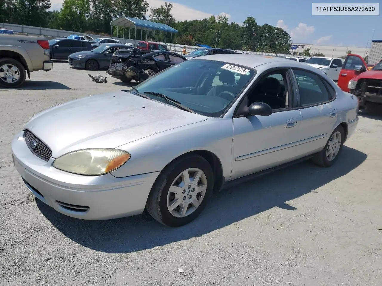 2005 Ford Taurus Se VIN: 1FAFP53U85A272630 Lot: 61852075