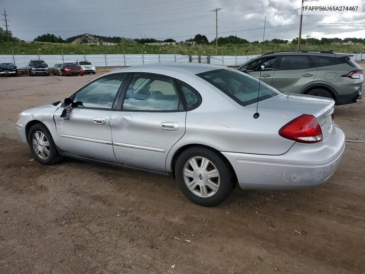 2005 Ford Taurus Sel VIN: 1FAFP56U65A274467 Lot: 62590915