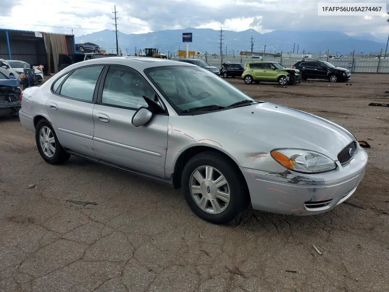 2005 Ford Taurus Sel VIN: 1FAFP56U65A274467 Lot: 62590915