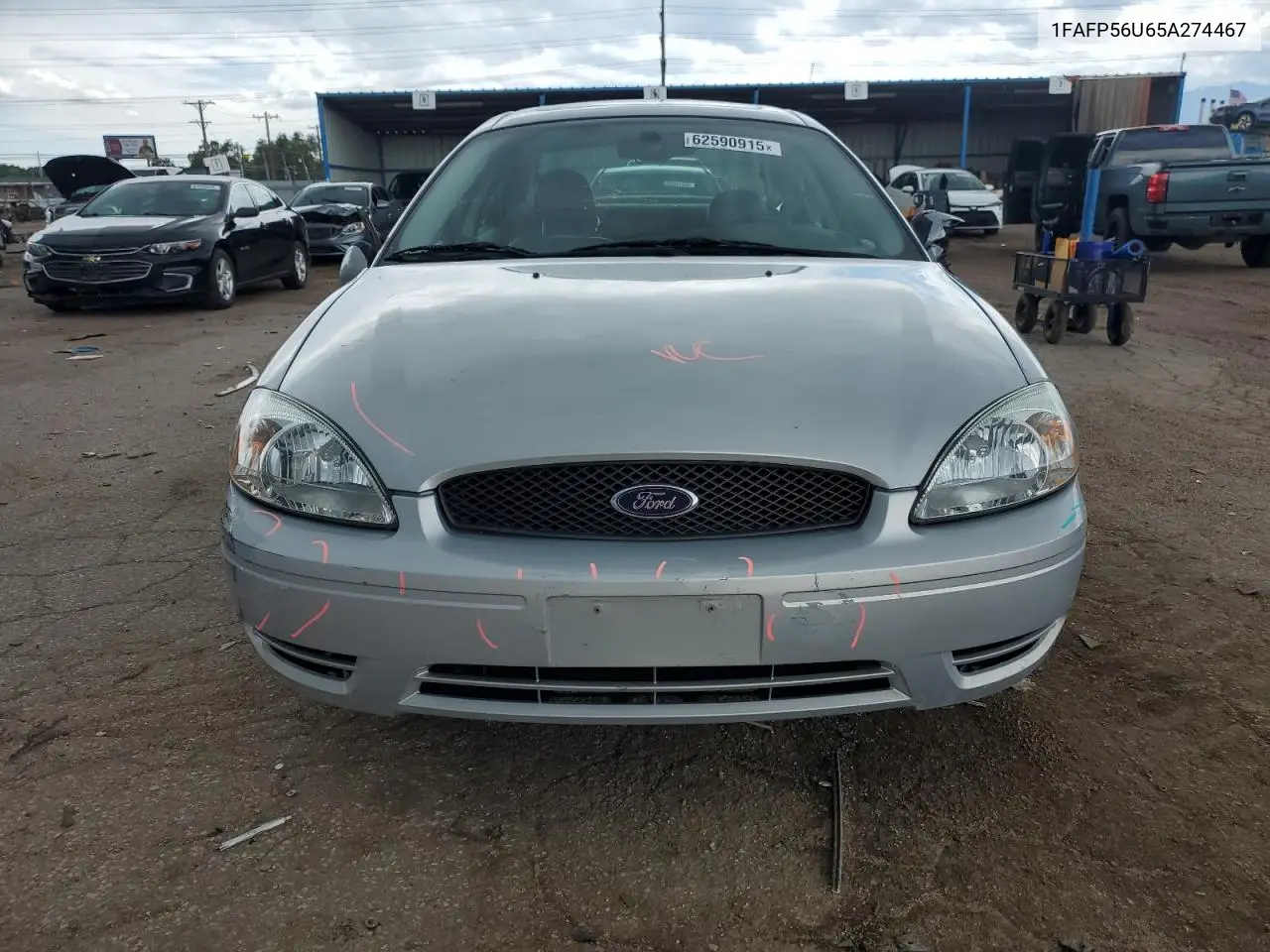 2005 Ford Taurus Sel VIN: 1FAFP56U65A274467 Lot: 62590915