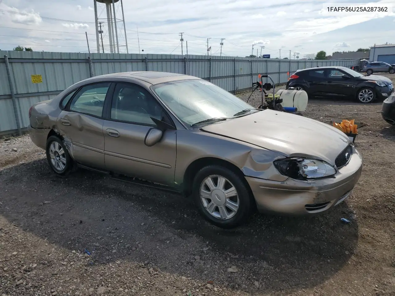 2005 Ford Taurus Sel VIN: 1FAFP56U25A287362 Lot: 62753335