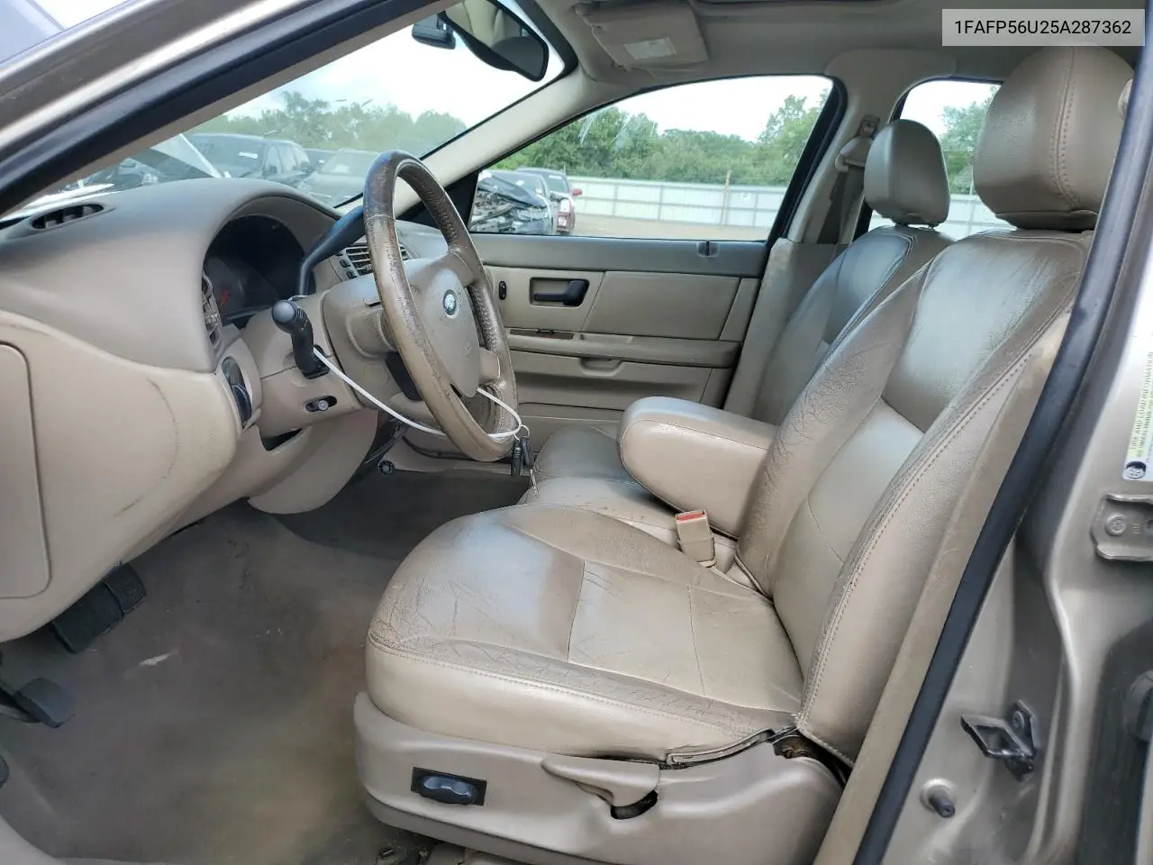 2005 Ford Taurus Sel VIN: 1FAFP56U25A287362 Lot: 62753335