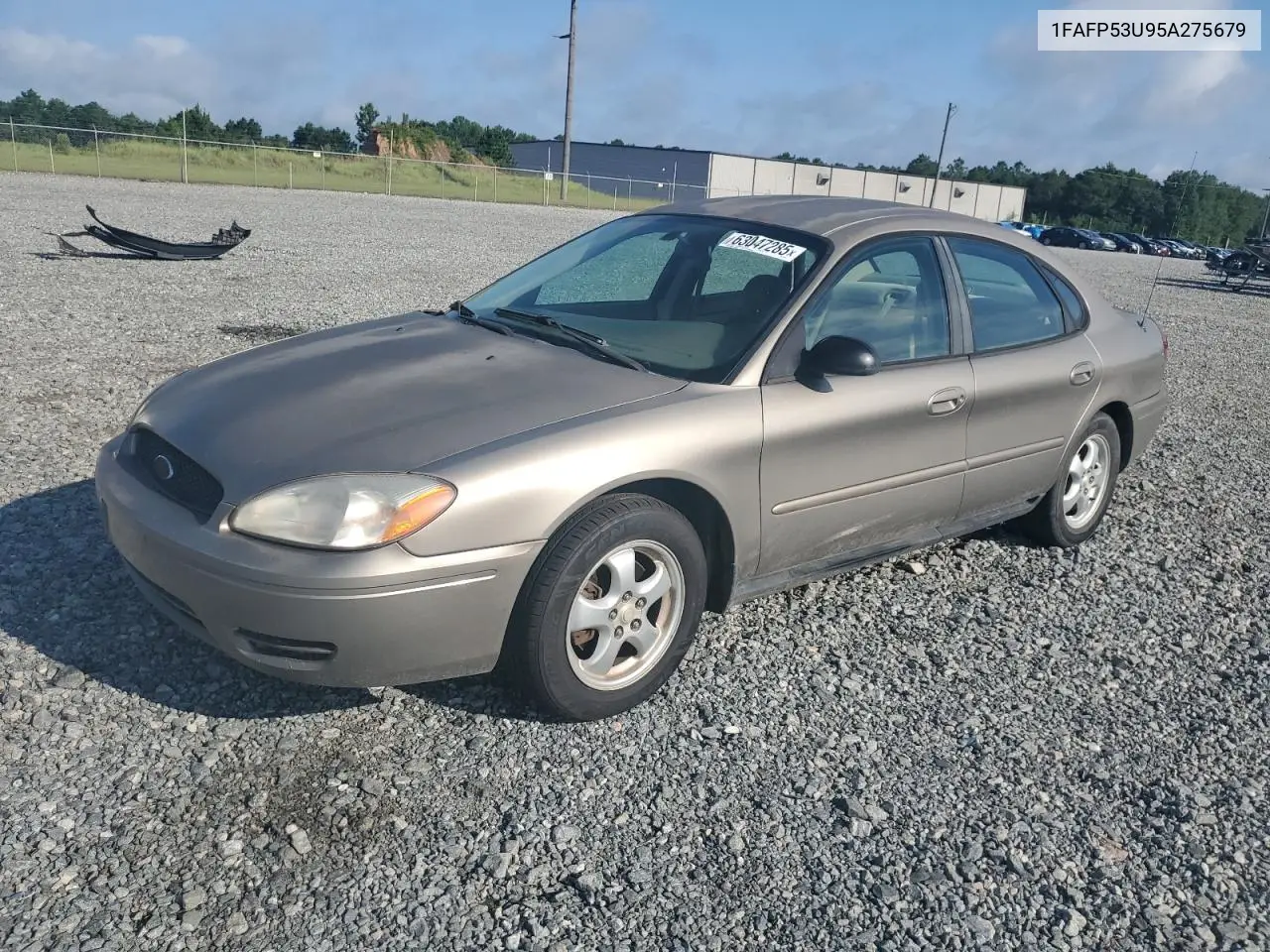 2005 Ford Taurus Se VIN: 1FAFP53U95A275679 Lot: 63047285