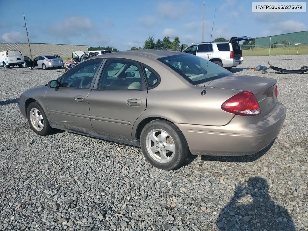 2005 Ford Taurus Se VIN: 1FAFP53U95A275679 Lot: 63047285