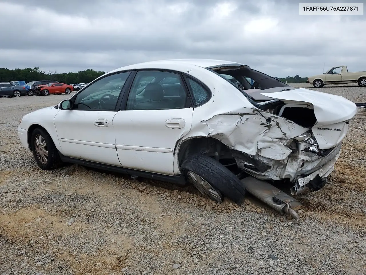 2006 Ford Taurus Sel VIN: 1FAFP56U76A227871 Lot: 56483515