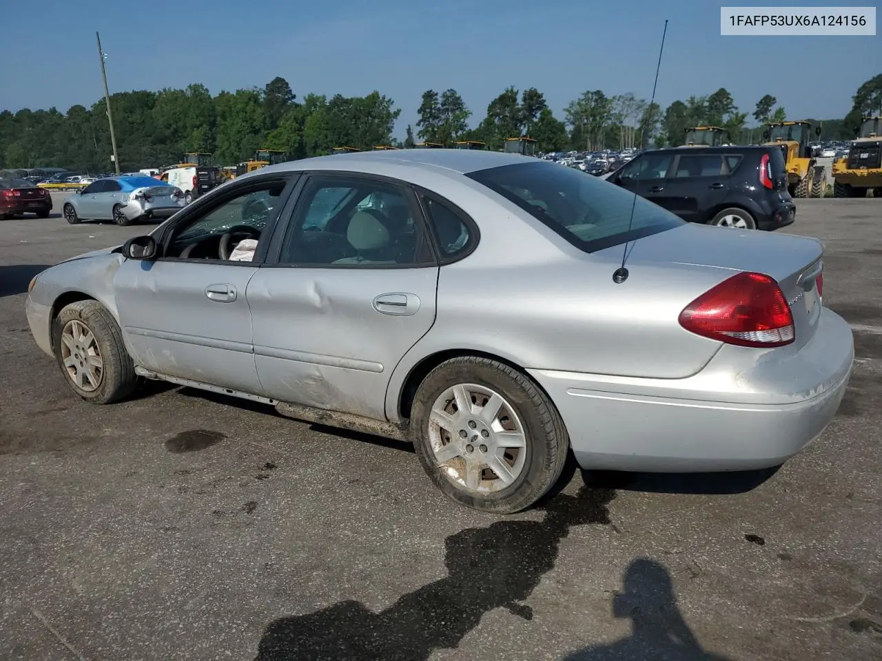 2006 Ford Taurus Se VIN: 1FAFP53UX6A124156 Lot: 62056905