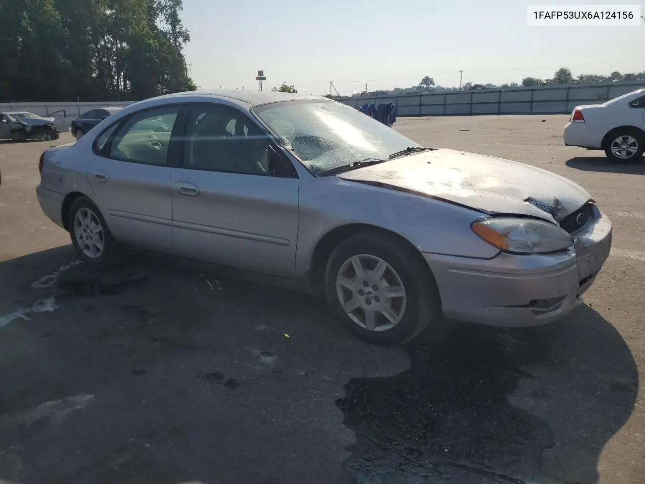 2006 Ford Taurus Se VIN: 1FAFP53UX6A124156 Lot: 62056905
