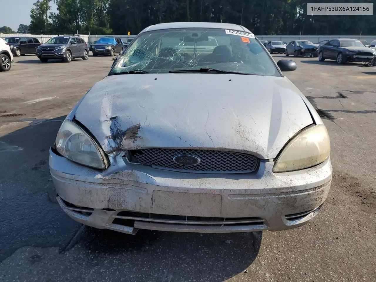2006 Ford Taurus Se VIN: 1FAFP53UX6A124156 Lot: 62056905