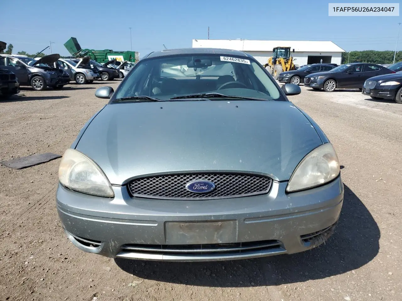 2006 Ford Taurus Sel VIN: 1FAFP56U26A234047 Lot: 62462835