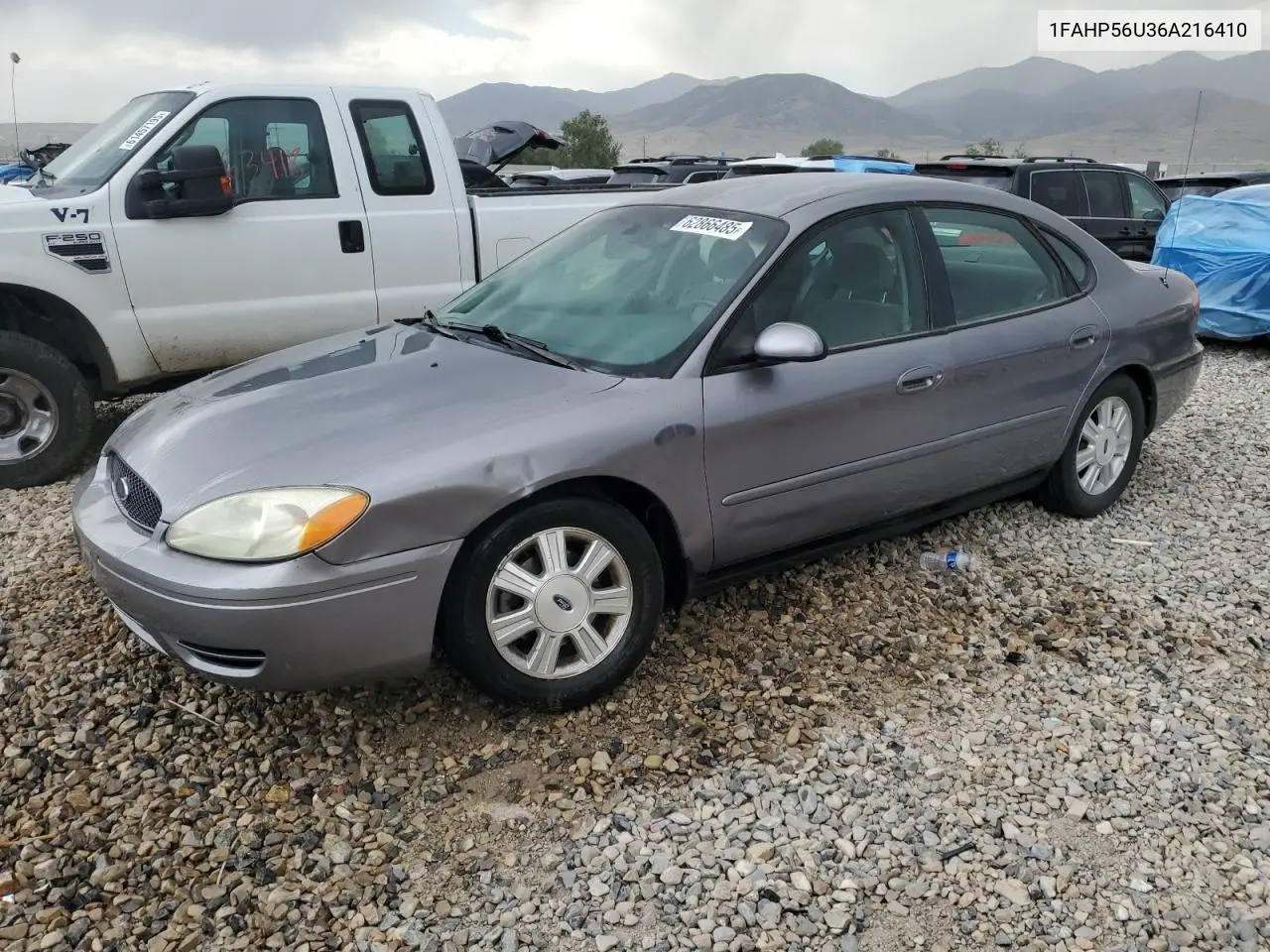 2006 Ford Taurus Sel VIN: 1FAHP56U36A216410 Lot: 62866485