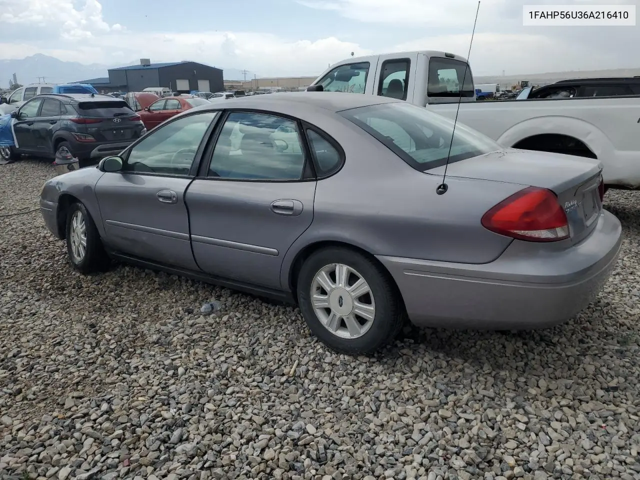 2006 Ford Taurus Sel VIN: 1FAHP56U36A216410 Lot: 62866485