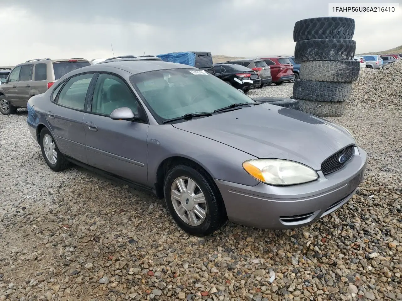 2006 Ford Taurus Sel VIN: 1FAHP56U36A216410 Lot: 62866485