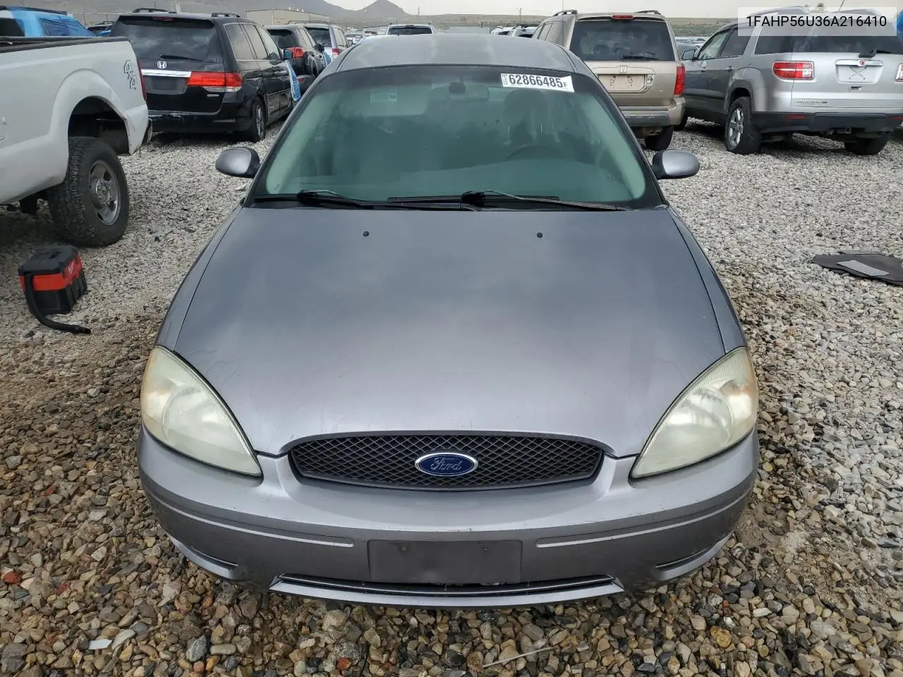 2006 Ford Taurus Sel VIN: 1FAHP56U36A216410 Lot: 62866485