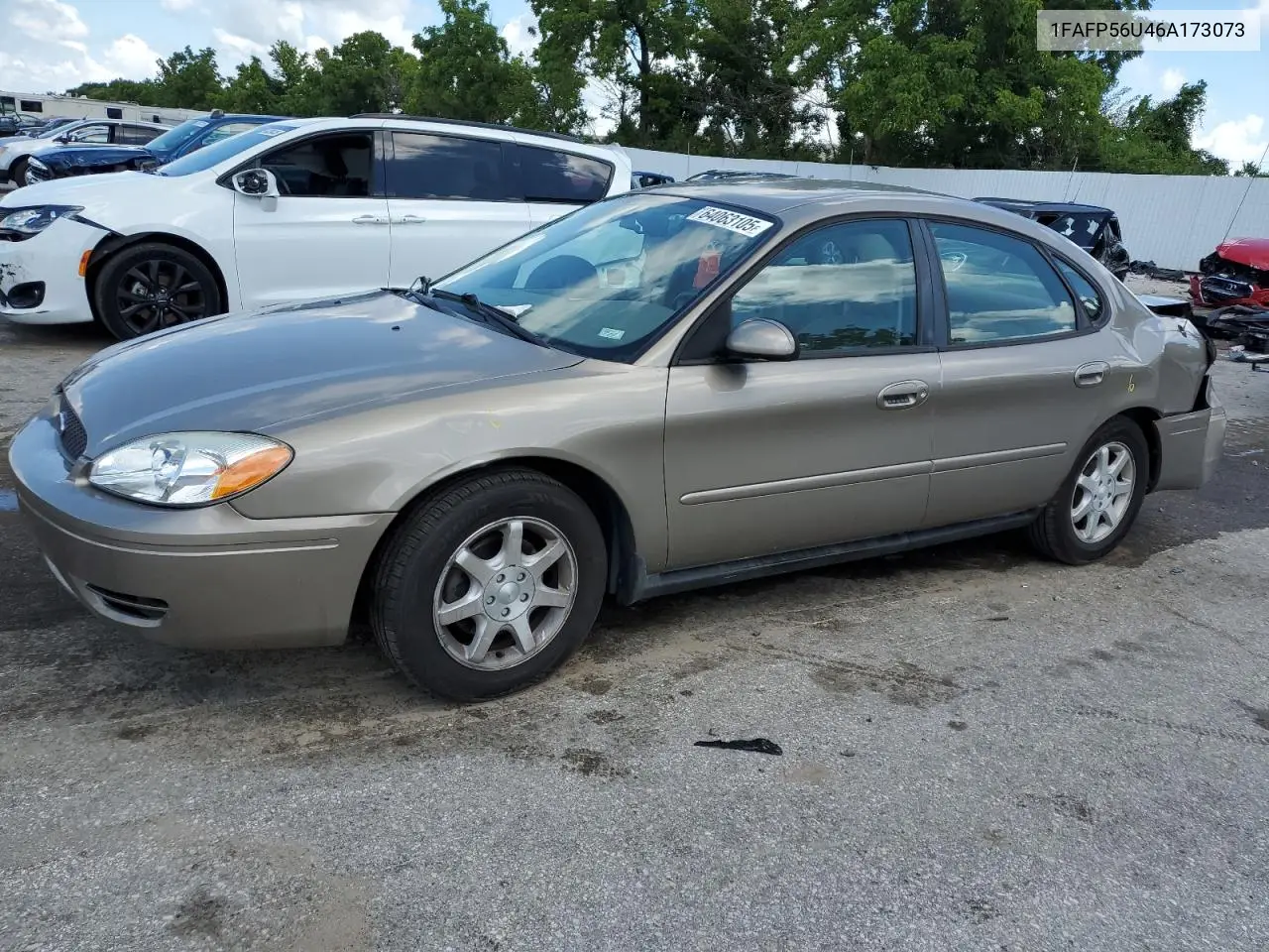 2006 Ford Taurus Sel VIN: 1FAFP56U46A173073 Lot: 64063105