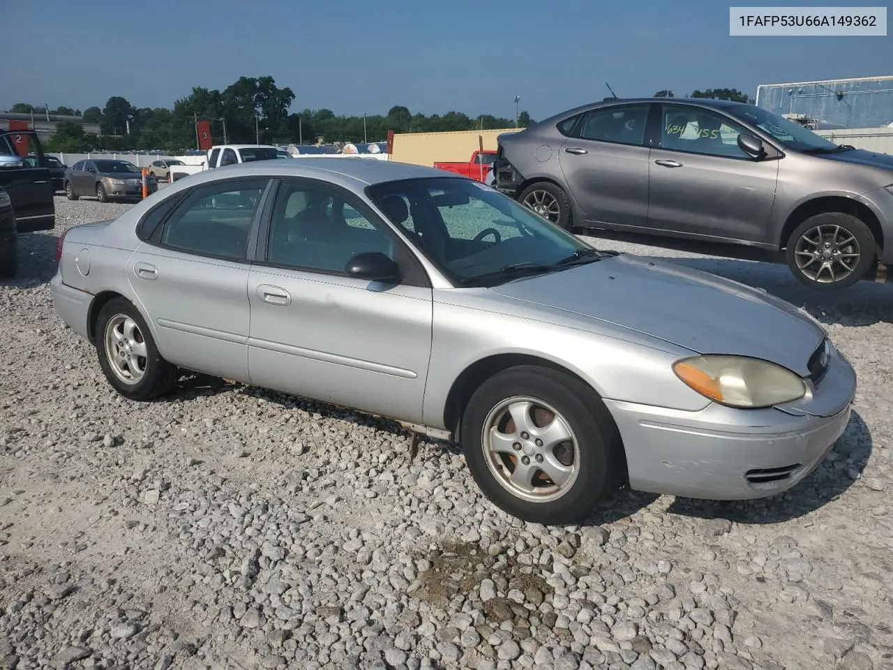 2006 Ford Taurus Se VIN: 1FAFP53U66A149362 Lot: 64271155
