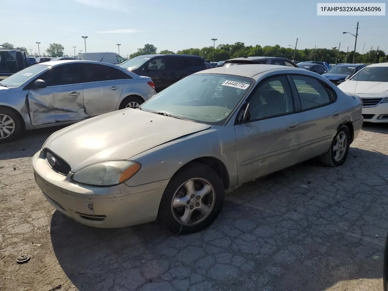 2006 Ford Taurus Se VIN: 1FAHP532X6A245096 Lot: 64448775