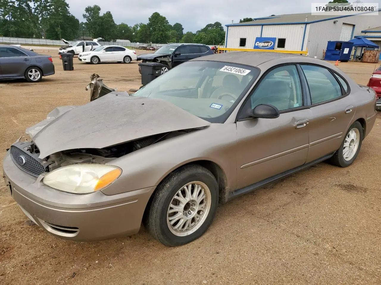 2006 Ford Taurus Se VIN: 1FAFP53U46A108048 Lot: 64521065