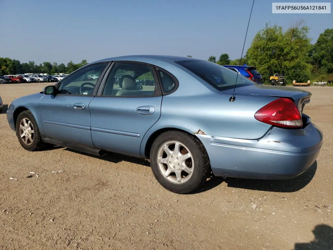 2006 Ford Taurus Sel VIN: 1FAFP56U56A121841 Lot: 64722045