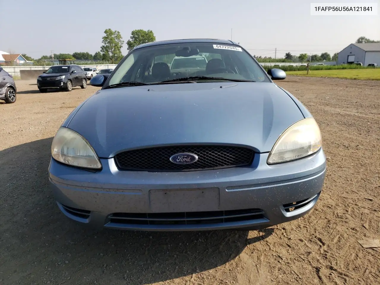 2006 Ford Taurus Sel VIN: 1FAFP56U56A121841 Lot: 64722045