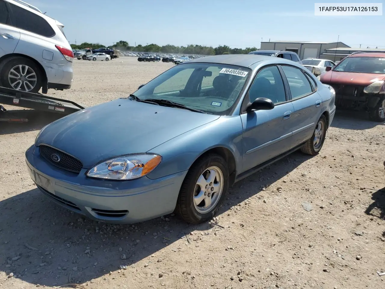 2007 Ford Taurus Se VIN: 1FAFP53U17A126153 Lot: 56400385