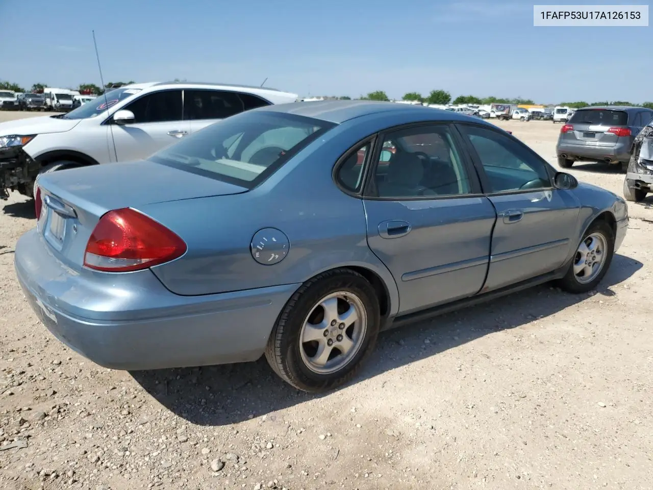 2007 Ford Taurus Se VIN: 1FAFP53U17A126153 Lot: 56400385