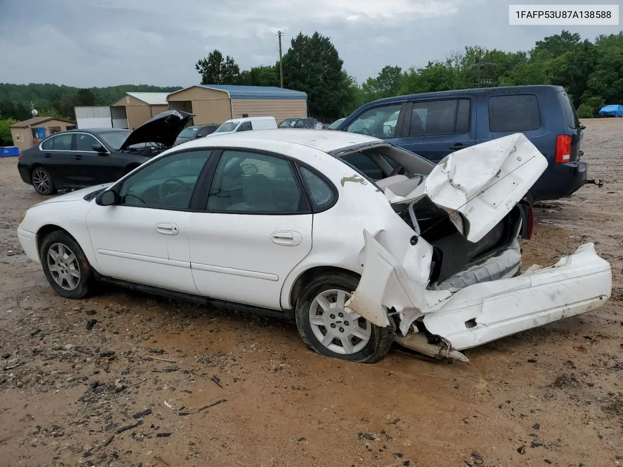2007 Ford Taurus Se VIN: 1FAFP53U87A138588 Lot: 56965245