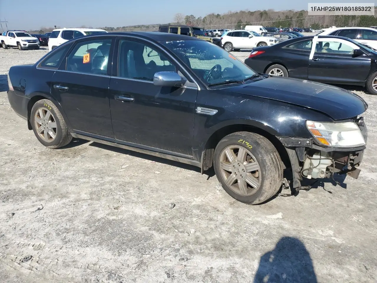 2008 Ford Taurus Limited VIN: 1FAHP25W18G185322 Lot: 48683085