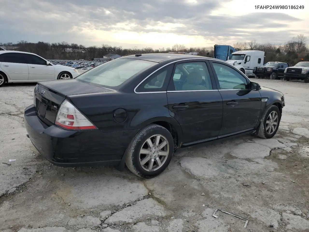2008 Ford Taurus Sel VIN: 1FAHP24W98G186249 Lot: 50456075