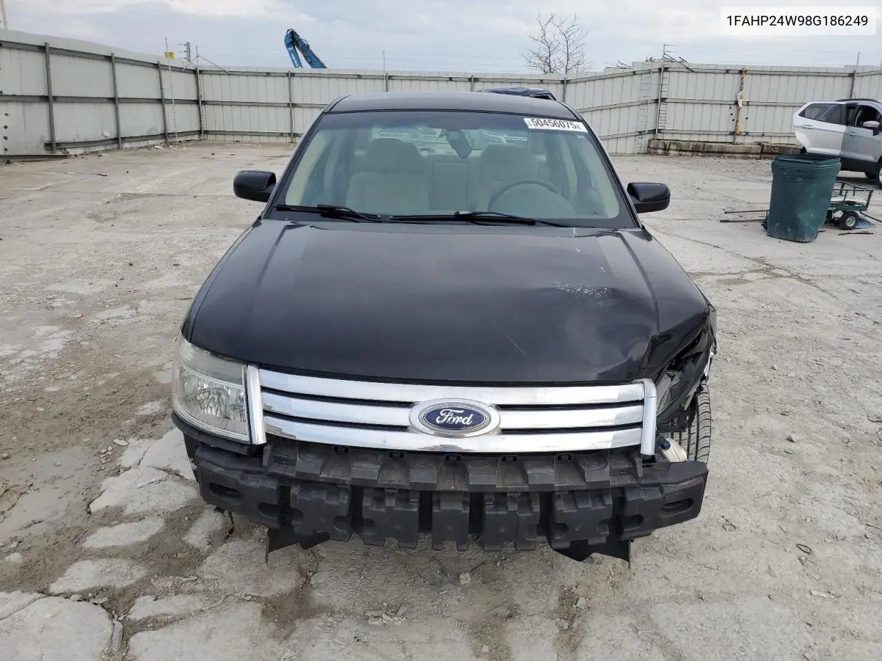 2008 Ford Taurus Sel VIN: 1FAHP24W98G186249 Lot: 50456075