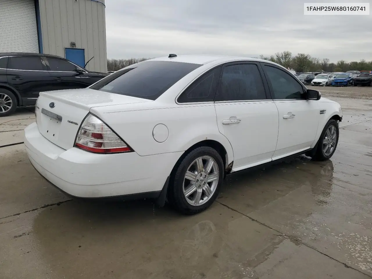 2008 Ford Taurus Limited VIN: 1FAHP25W68G160741 Lot: 50693785