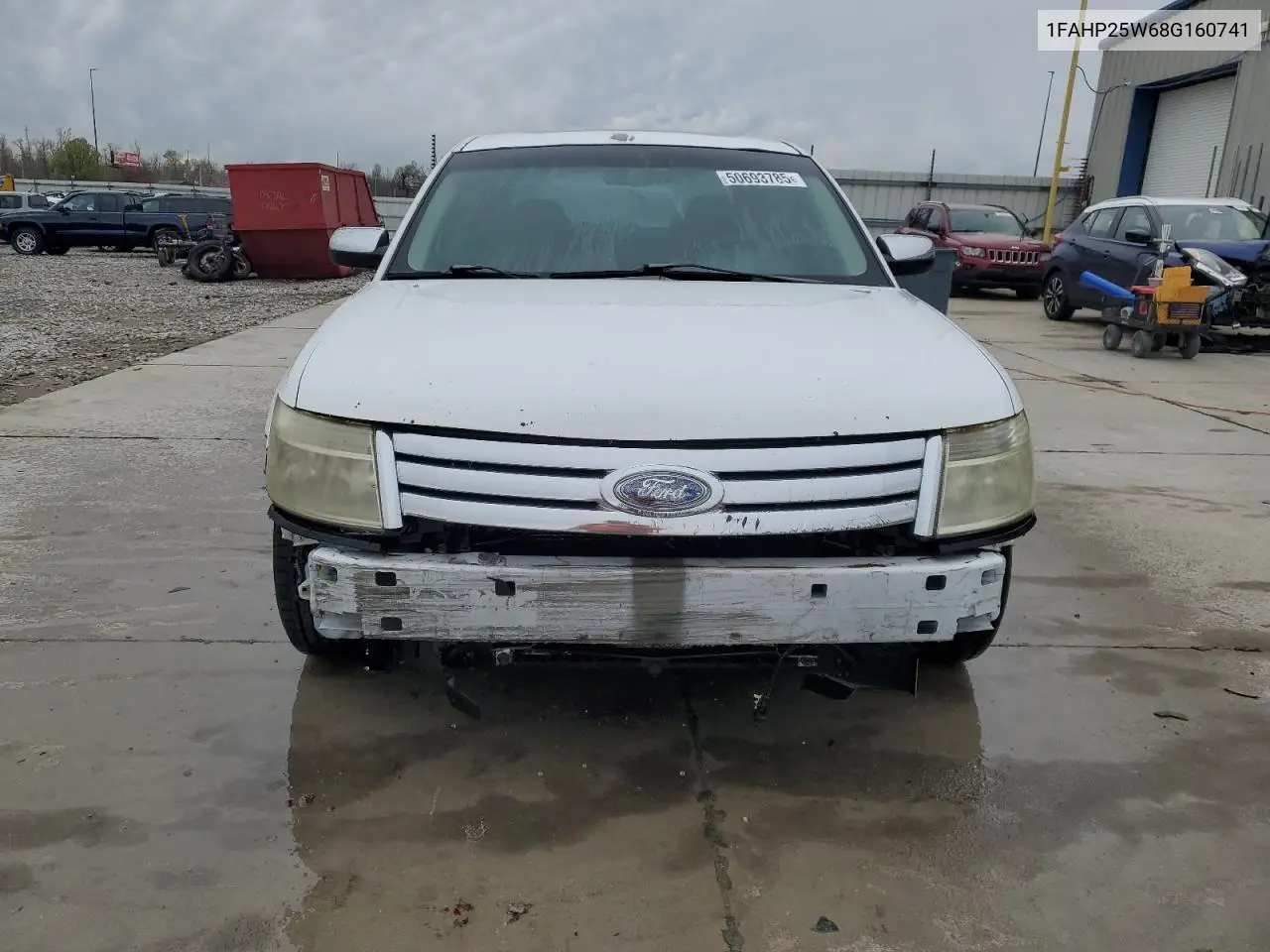 2008 Ford Taurus Limited VIN: 1FAHP25W68G160741 Lot: 50693785