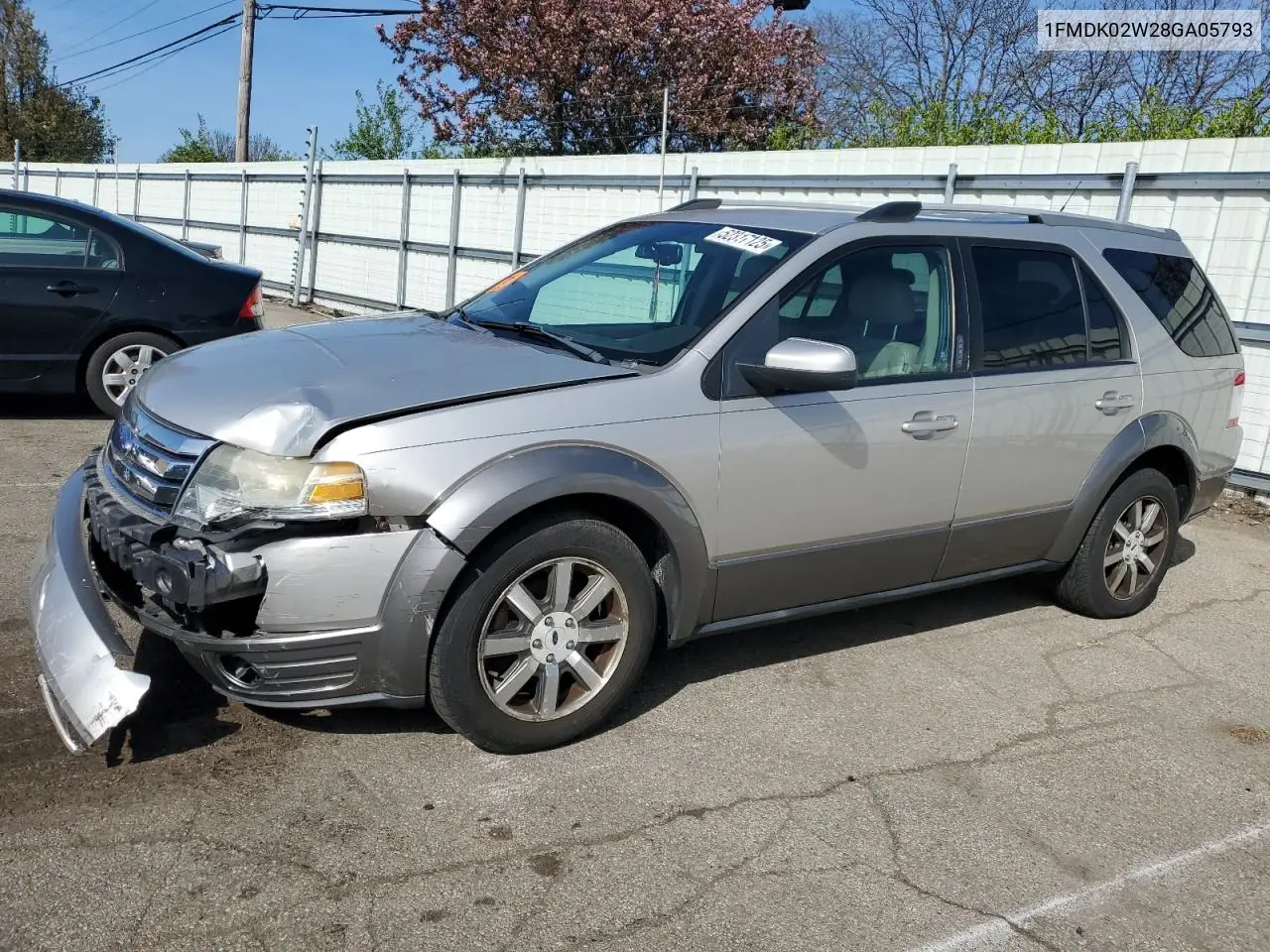 2008 Ford Taurus X Sel VIN: 1FMDK02W28GA05793 Lot: 52317125