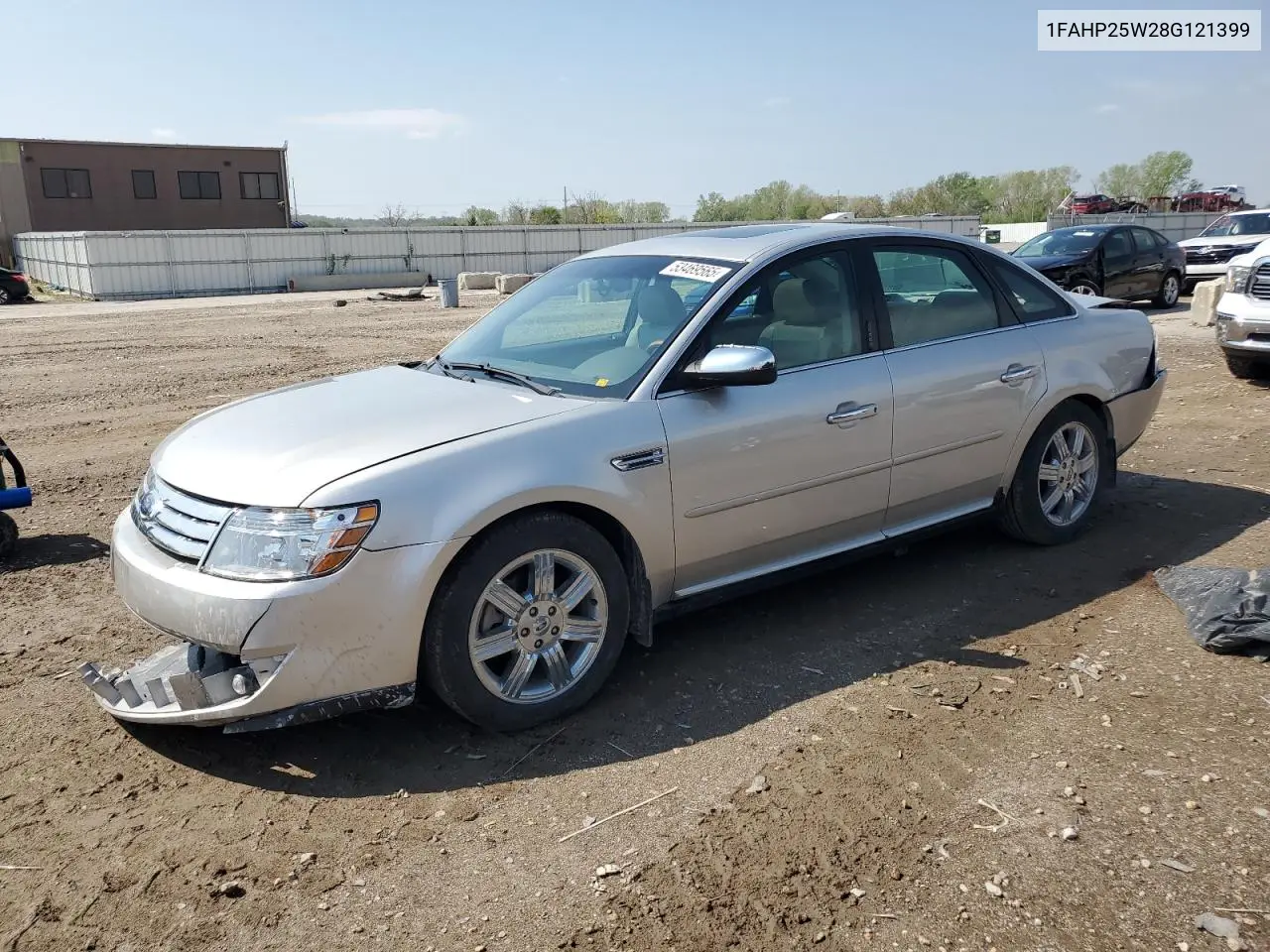 2008 Ford Taurus Limited VIN: 1FAHP25W28G121399 Lot: 53469565