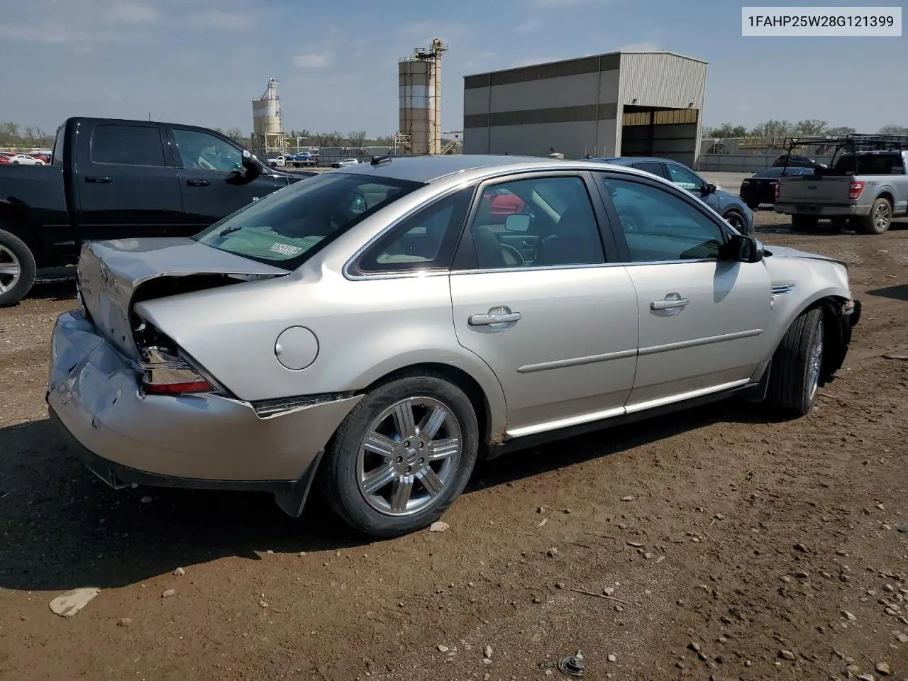 2008 Ford Taurus Limited VIN: 1FAHP25W28G121399 Lot: 53469565