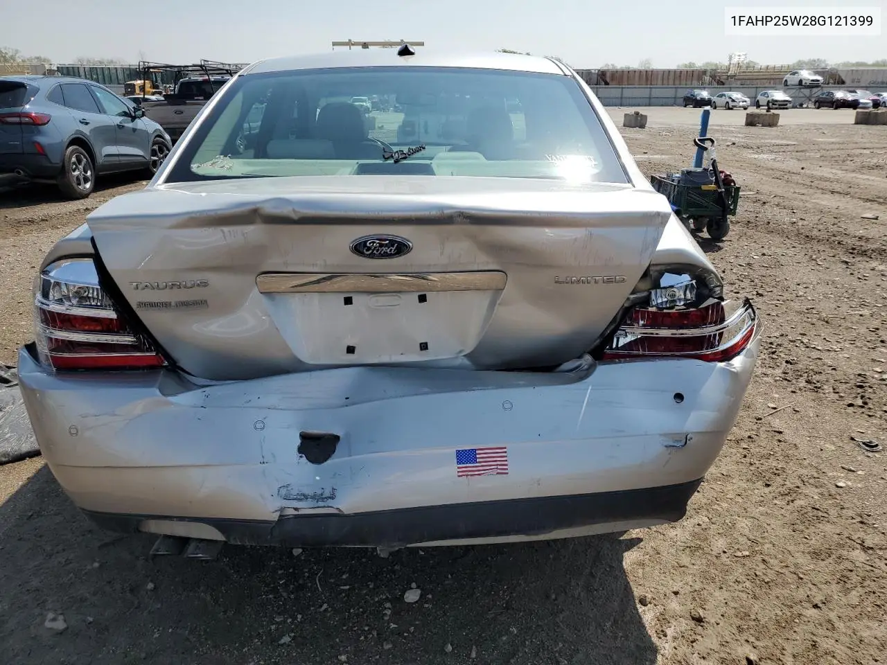2008 Ford Taurus Limited VIN: 1FAHP25W28G121399 Lot: 53469565