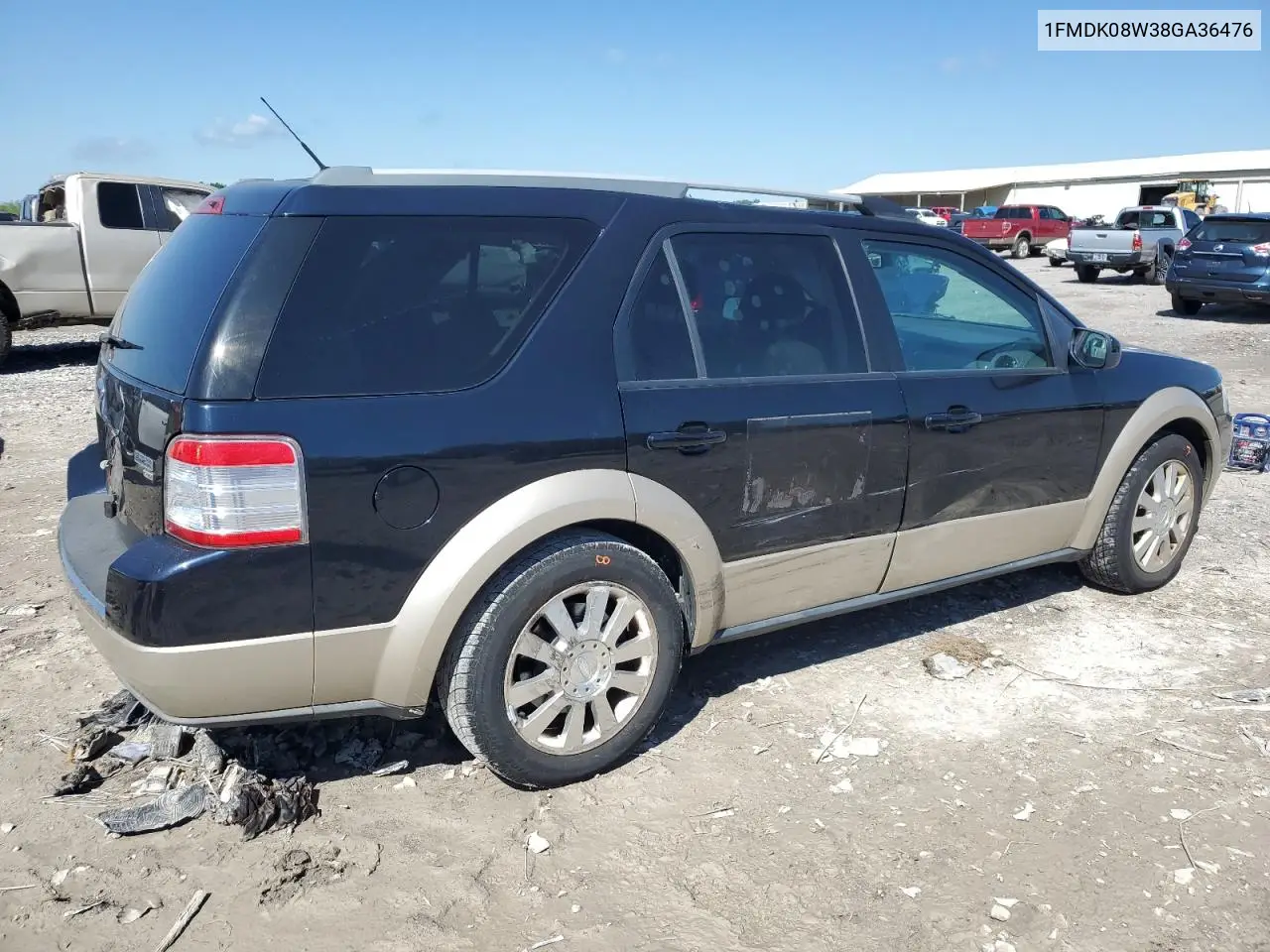 2008 Ford Taurus X Eddie Bauer VIN: 1FMDK08W38GA36476 Lot: 54577785