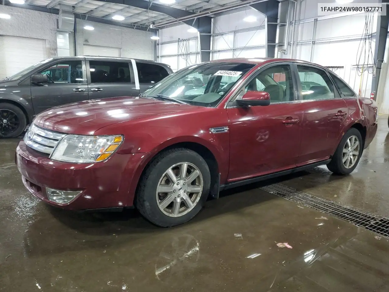 2008 Ford Taurus Sel VIN: 1FAHP24W98G157771 Lot: 54894625