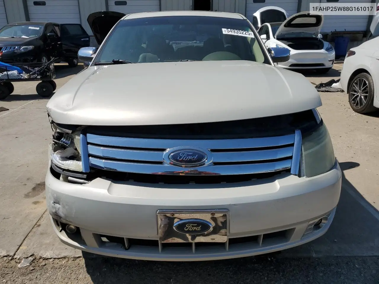 2008 Ford Taurus Limited VIN: 1FAHP25W88G161017 Lot: 54935225