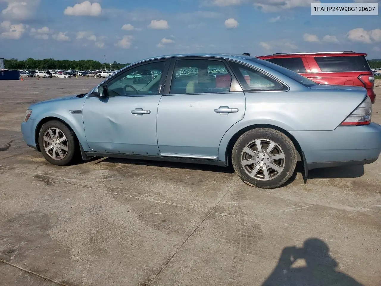 2008 Ford Taurus Sel VIN: 1FAHP24W98G120607 Lot: 55234795